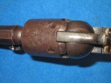 A VERY EARLY CIVIL WAR COLT MODEL 1849 PERCUSSION POCKET REVOLVER WITH A NEW YORK ADDRESS & 4 INCH BARREL IN NICE UNTOUCHED CONDITION! - 10 of 13