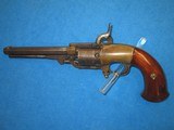 A SCARCE & EARLY CIVIL WAR SECONDARY MARTIAL BUTTERFIELD PERCUSSION ARMY REVOLVERIN GOOD CONDITION! - 1 of 13