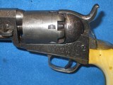 A VERY EARLY & SCARCE CIVIL WAR DELUXE FACTORY ENGRAVED COLT MODEL 1849 PERCUSSION POCKET REVOLVER WITH DELUXE FACTORY GRIPS IN NICE UNTOUCHED CONDITI - 11 of 11