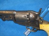 A VERY EARLY & SCARCE CIVIL WAR DELUXE FACTORY ENGRAVED COLT MODEL 1849 PERCUSSION POCKET REVOLVER WITH DELUXE FACTORY GRIPS IN NICE UNTOUCHED CONDITI - 4 of 11
