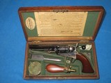 A SCARCE & EARLY CIVIL WAR CASED COLT MODEL 1849 PERCUSSION POCKET REVOLVER WITH NEW YORK ADDRESS & LONDON PROOFS IN MINTY CONDITION! - 1 of 13