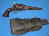 A SCARCE FACTORY CONVERSION OF A U.S. CIVIL WAR REMINGTON NEW MODEL 1858 ARMY REVOLVER WITH THE "ROLLIN WHITE PATENT" UNTOUCHED CONDITION WI - 4 of 12