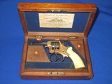 AN EXCEPTIONAL HIGH QUALITY ENGRAVED "HENRY EGG" TRANTER'S PATENT REVOLVER WITH DELUXE GRIPS IN ITS ORIGINAL CASE WITH LABEL IN EXCELLEN - 1 of 4