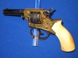 AN EXCEPTIONAL HIGH QUALITY ENGRAVED "HENRY EGG" TRANTER'S PATENT REVOLVER WITH DELUXE GRIPS IN ITS ORIGINAL CASE WITH LABEL IN EXCELLEN - 2 of 4