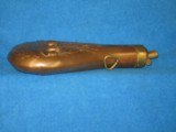 A VERY EARLY & SCARCE CIVIL WAR COLT'S PATENT MARKED THIRD MODEL DRAGOON FLASK IN EXCELLENT CONDITION! - 7 of 11