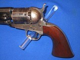 AN EARLY CIVIL WAR COLT MODEL 1861 ROUND BARREL PERCUSSION NAVY REVOLVER IN EXCELLENT TOUCHED CONDITION! - 2 of 16