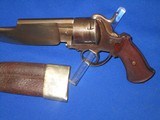 AN EARLY AND SCARCE 1800'S FRENCH "DUMONTHIER" MARKED ELGIN CUTLASS STYLE PINFIRE REVOLVING KNIFE PISTOL
IN VERY NICE CONDITION! - 2 of 12