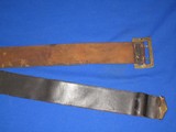 A SCARCE U.S. CIVIL WAR MILITARY ISSUED "E. GAYLORD, CHICOPEE, MASS." MARKED CARBINE SLING & HOOK IN FINE CONDITION! - 5 of 9