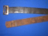 A SCARCE U.S. CIVIL WAR MILITARY ISSUED "E. GAYLORD, CHICOPEE, MASS." MARKED CARBINE SLING & HOOK IN FINE CONDITION! - 2 of 9