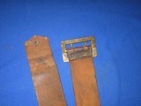 A SCARCE U.S. CIVIL WAR MILITARY ISSUED "E. GAYLORD, CHICOPEE, MASS." MARKED CARBINE SLING & HOOK IN FINE CONDITION! - 9 of 9
