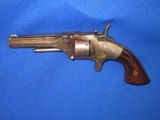 AN EARLY CIVIL WAR ENGRAVED  MANHATTAN 1ST MODEL POCKET REVOLVER WITH ITS ORIGINAL SCARCE PICTURE BOX IN VERY NICE UNTOUCHED CONDITION!   - 3 of 17
