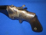 AN EARLY 1870'S MADE CONNECTICUT ARMS HAMMOND BULLDOG'S PATENT SINGLE SHOT DERINGER PISTOL IN EXCELLENT CONDITION! - 2 of 13