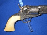 A VERY DESIRABLE DELUXE FACTORY ENGRAVED PERCUSSION COLT MODEL 1849 POCKET REVOLVER WITH A 6 INCH BARREL IN VERY FINE CONDITION! - 6 of 15