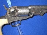 A VERY DESIRABLE DELUXE FACTORY ENGRAVED PERCUSSION COLT MODEL 1849 POCKET REVOLVER WITH A 6 INCH BARREL IN VERY FINE CONDITION! - 7 of 15