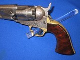 A FACTORY ENGRAVED PERCUSSION COLT MODEL 1862 POLICE REVOLVER WITH 4 1/2 INCH BARREL IN NICE UNTOUCHED CONDITION! - 2 of 13