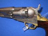 A FACTORY ENGRAVED PERCUSSION COLT MODEL 1862 POLICE REVOLVER WITH 4 1/2 INCH BARREL IN NICE UNTOUCHED CONDITION! - 3 of 13