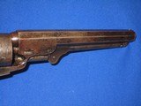 AN EARLY CIVIL WAR COLT MODEL 1849 PERCUSSION POCKET REVOLVER WITH A 6 INCH BARREL & HARTFORD ADDRESS IN FINE CONDITION! - 8 of 14