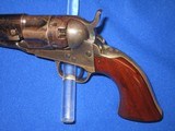 AN EARLY CIVIL WAR COLT MODEL 1862 PERCUSSION POLICE REVOLVER IN FINE UNTOUCHED CONDITION! - 2 of 14