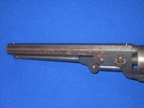 AN EARLY & VERY SCARCE U.S. CIVIL WAR IRON STRAPPED U.S.N. MARKED & NAVY ISSUED PERCUSSION COLT MODEL 1851 NAVY REVOLVER IN NICE UNTOUCHED CONDITION! - 4 of 16