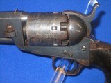 AN EARLY & VERY SCARCE U.S. CIVIL WAR IRON STRAPPED U.S.N. MARKED & NAVY ISSUED PERCUSSION COLT MODEL 1851 NAVY REVOLVER IN NICE UNTOUCHED CONDITION! - 3 of 16