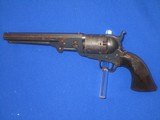 AN EARLY & VERY SCARCE U.S. CIVIL WAR IRON STRAPPED U.S.N. MARKED & NAVY ISSUED PERCUSSION COLT MODEL 1851 NAVY REVOLVER IN NICE UNTOUCHED CONDITION! - 1 of 16
