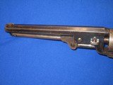 AN EARLY CIVIL WAR COLT MODEL 1851 PERCUSSION NAVY REVOLVER IN FINE UNTOUCHED CONDITION! - 4 of 15
