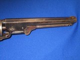 AN EARLY CIVIL WAR COLT MODEL 1851 PERCUSSION NAVY REVOLVER IN FINE UNTOUCHED CONDITION! - 8 of 15