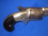 A CIVIL WAR DELUXE FACTORY ENGRAVED & SILVERED MOORE'S PATENT FIREARMS CO. FRONT LOADING TEAT-FIRE BLACK POWDER REVOLVER IN EXCELLENT UNTOUCHED CO - 5 of 12