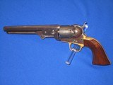AN EARLY CIVIL WAR COLT MODEL 1851 PERCUSSION NAVY REVOLVER IN NICE UNTOUCHED CONDITION! - 1 of 11