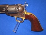 AN EARLY CIVIL WAR COLT MODEL 1851 PERCUSSION NAVY REVOLVER IN NICE UNTOUCHED CONDITION! - 2 of 11