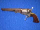 AN EARLY & SCARCE U.S. CIVIL WAR MILITARY ISSUED COLT MODEL 1851 PERCUSSION NAVY REVOLVER IN FINE UNTOUCHED CONDITION! - 1 of 18