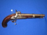AN EARLY & SCARCE U.S. MODEL 1826 FLINTLOCK NAVY FLINTLOCK PISTOL MADE BY "SIMEON NORTH, MIDDLETOWN, CT." CONVERTED TO PERCUSSION FOR THE CI - 5 of 15