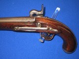 AN EARLY & SCARCE U.S. MODEL 1826 FLINTLOCK NAVY FLINTLOCK PISTOL MADE BY "SIMEON NORTH, MIDDLETOWN, CT." CONVERTED TO PERCUSSION FOR THE CI - 7 of 15