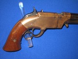 A SCARCE CIVIL WAR "VOLCANIC REPEATING ARMS CO." LEVER ACTION NAVY PISTOL WITH 8 INCH BARREL IN FINE PLUS UNTOUCHED CONDITION! - 6 of 14