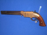 A SCARCE CIVIL WAR "VOLCANIC REPEATING ARMS CO." LEVER ACTION NAVY PISTOL WITH 8 INCH BARREL IN FINE PLUS UNTOUCHED CONDITION! - 1 of 14