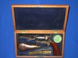 A VERY EARLY AND SCARCE CIVIL WAR COLT MODEL 1849 PERCUSSION POCKET REVOLVER MADE IN 1856 IN EXCELLENT PLUS CONDITION IN ITS ORIGINAL DELUXE BEVELED L - 2 of 20