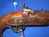 AN EARLY AND SCARCE 1800'S & SCARCE LARGE AMERICAN MADE PERCUSSION KENTUCKY PISTOL IN NICE UNTOUCHED CONDITION! - 17 of 17