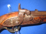 AN EARLY AND SCARCE 1800'S & SCARCE LARGE AMERICAN MADE PERCUSSION KENTUCKY PISTOL IN NICE UNTOUCHED CONDITION! - 16 of 17