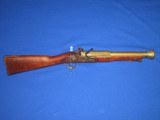 AN EARLY & VERY DESIRABLE EARLY 1800'S "THOMAS FOWLER, DUBLIN" FLINTLOCK BRASS CANNON BARREL BLUNDERBUSS IN EXCELLENT UNTOUCHED CONDITIO - 1 of 14