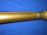 AN EARLY & VERY DESIRABLE EARLY 1800'S "THOMAS FOWLER, DUBLIN" FLINTLOCK BRASS CANNON BARREL BLUNDERBUSS IN EXCELLENT UNTOUCHED CONDITIO - 12 of 14
