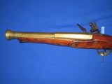 AN EARLY & VERY DESIRABLE EARLY 1800'S "THOMAS FOWLER, DUBLIN" FLINTLOCK BRASS CANNON BARREL BLUNDERBUSS IN EXCELLENT UNTOUCHED CONDITIO - 7 of 14