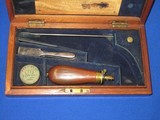 A VERY EARLY PRODUCTION CIVIL WAR COLT LONDON MODEL 1849 PERCUSSION POCKET REVOLVER SERIAL #527 WITH IT ORIGINAL CASE & ACCESSORIES IN FINE UNTOUCHED - 2 of 20