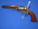 A VERY EARLY PRODUCTION CIVIL WAR COLT LONDON MODEL 1849 PERCUSSION POCKET REVOLVER SERIAL #527 WITH IT ORIGINAL CASE & ACCESSORIES IN FINE UNTOUCHED - 4 of 20
