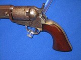 AN EARLY CIVIL WAR PERCUSSION COLT MODEL 1849 POCKET REVOLVER WITH A 4 INCH BARREL IN NICE UNTOUCHED CONDITION! - 2 of 14