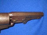 AN EARLY CIVIL WAR PERCUSSION COLT MODEL 1849 POCKET REVOLVER WITH A 4 INCH BARREL IN NICE UNTOUCHED CONDITION! - 8 of 14