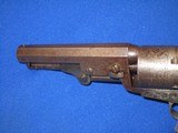AN EARLY CIVIL WAR PERCUSSION COLT MODEL 1849 POCKET REVOLVER WITH A 4 INCH BARREL IN NICE UNTOUCHED CONDITION! - 4 of 14
