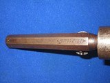 AN EARLY CIVIL WAR PERCUSSION COLT MODEL 1849 POCKET REVOLVER WITH A 4 INCH BARREL IN NICE UNTOUCHED CONDITION! - 9 of 14