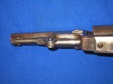 AN EARLY CIVIL WAR PERCUSSION COLT MODEL 1849 POCKET REVOLVER WITH A 4 INCH BARREL IN NICE UNTOUCHED CONDITION! - 14 of 14