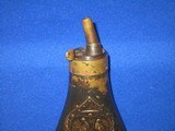 A CIVIL WAR REMINGTON PERCUSSION ARMY OR NAVY REVOLVER POWDER FLASK IN VERY GOOD UNTOUCHED CONDITION! - 6 of 12