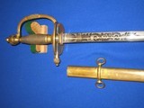 A SCARCE U.S. CIVIL WAR MODEL 1840 GENERAL OFFICERS SWORD IN EXCELLENT AND UNTOUCHED CONDITION! - 14 of 20